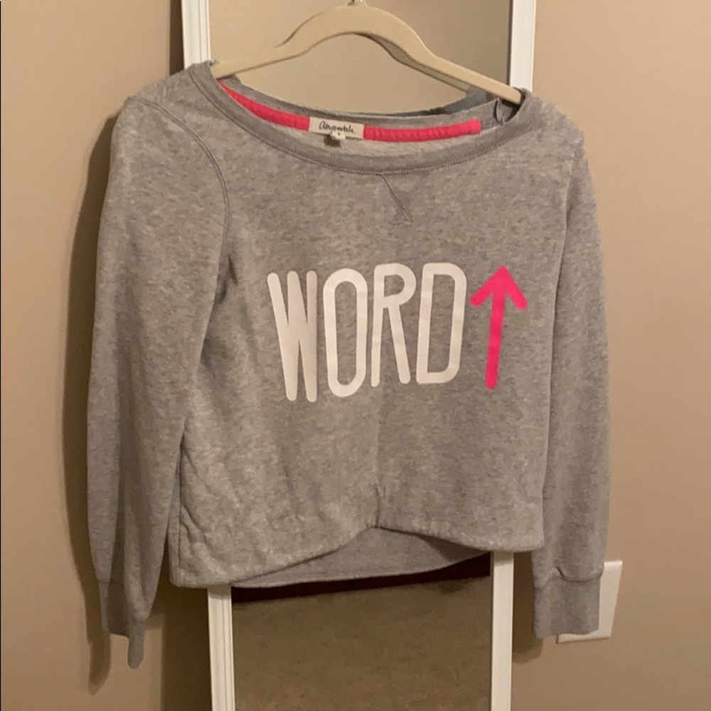 Aeropostale cropped sweater